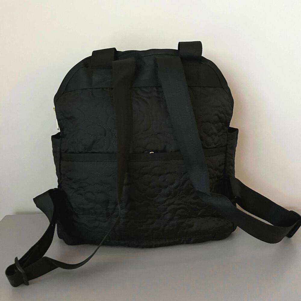 Lesportsac Black Embroidery Double Trouble Backpack NWT - Picture 3 of 5